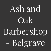 Ash and Oak Barbershop logo