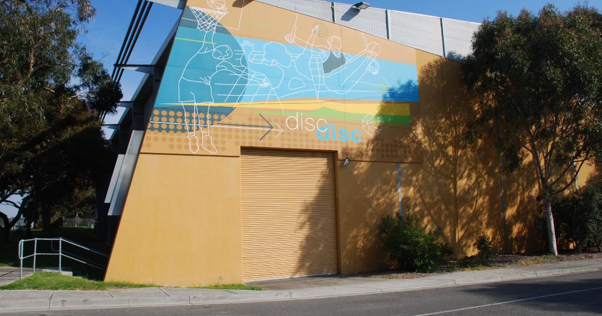 Manningham DISC (Donvale Indoor Sports Centre) logo