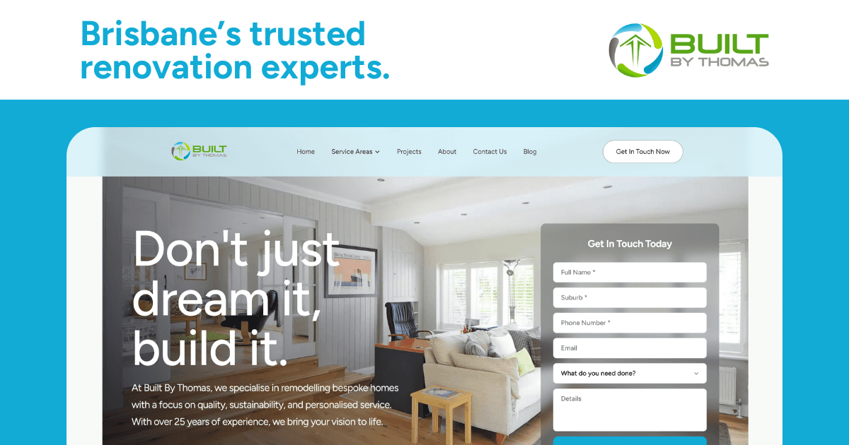 Built by Thomas - Brisbane Renovation Builders logo