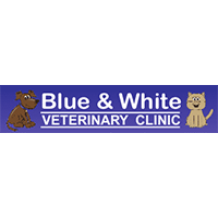 Blue & White Veterinary Clinic logo