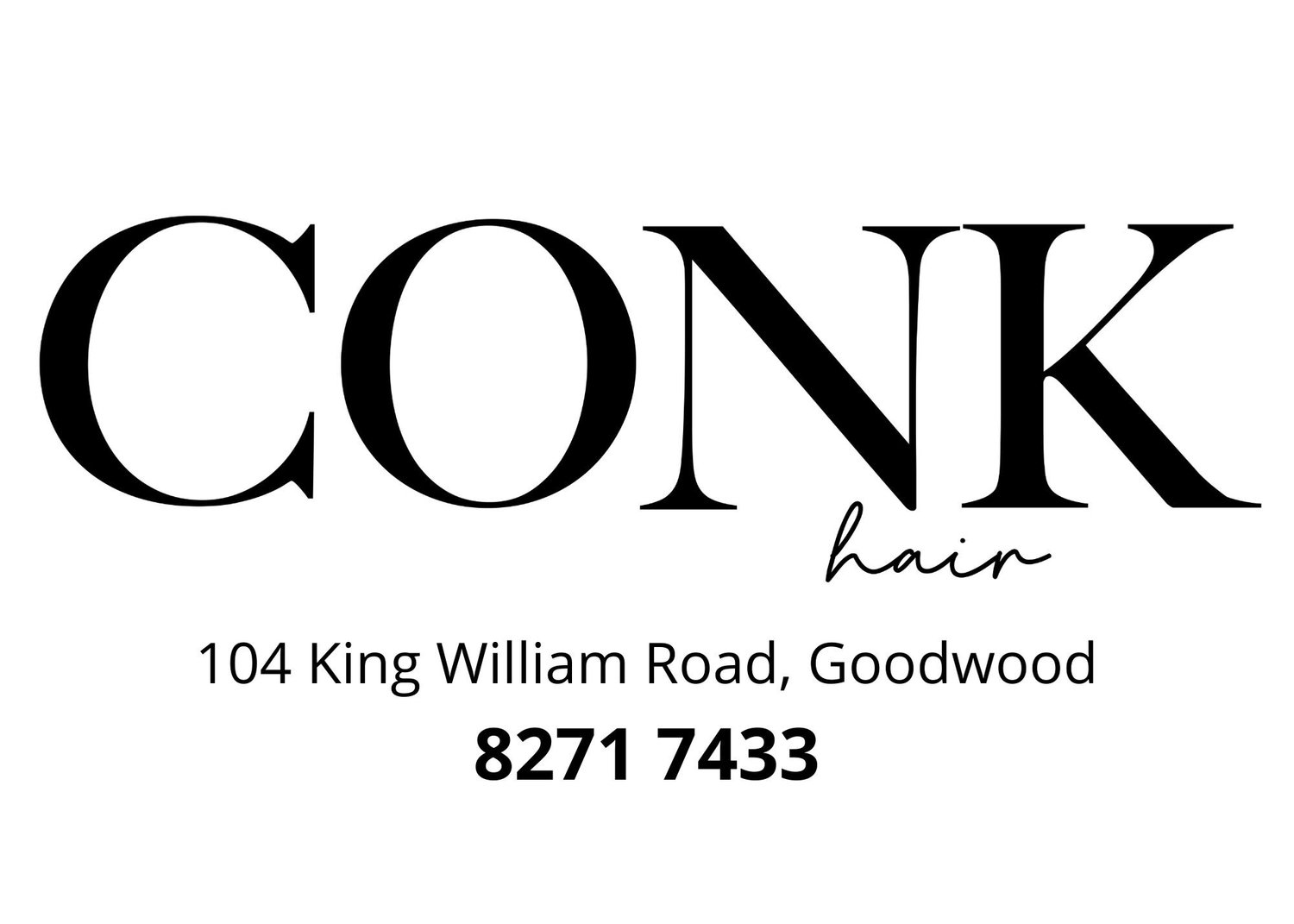 Conk Hair logo