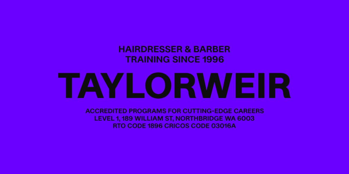 Taylor Weir International School of Hairdressing logo