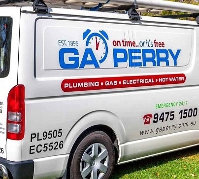 GA PERRY Plumbers & Electricians logo